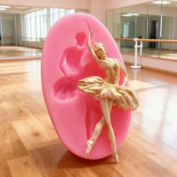DANCING BALLET GIRL SILICONE MOULD