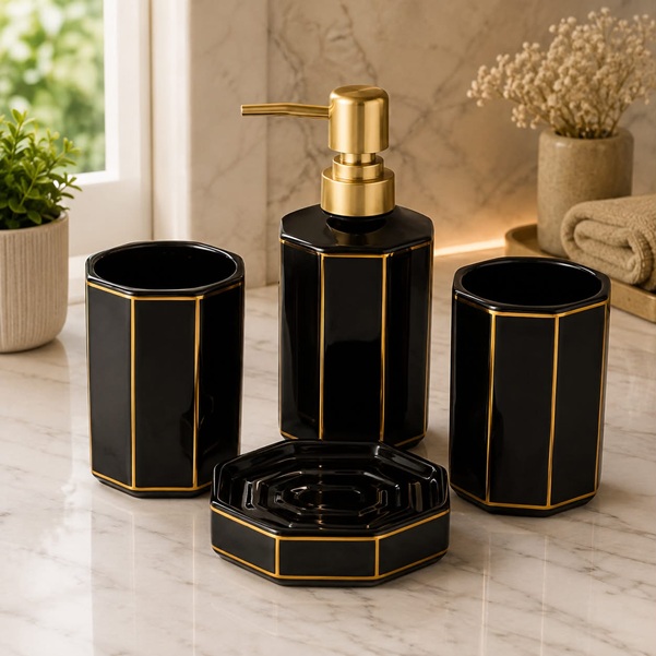 CERAMIC BATHROOM SET