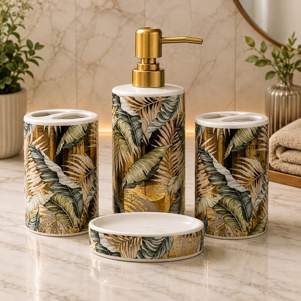CERAMIC BATHROOM SET
